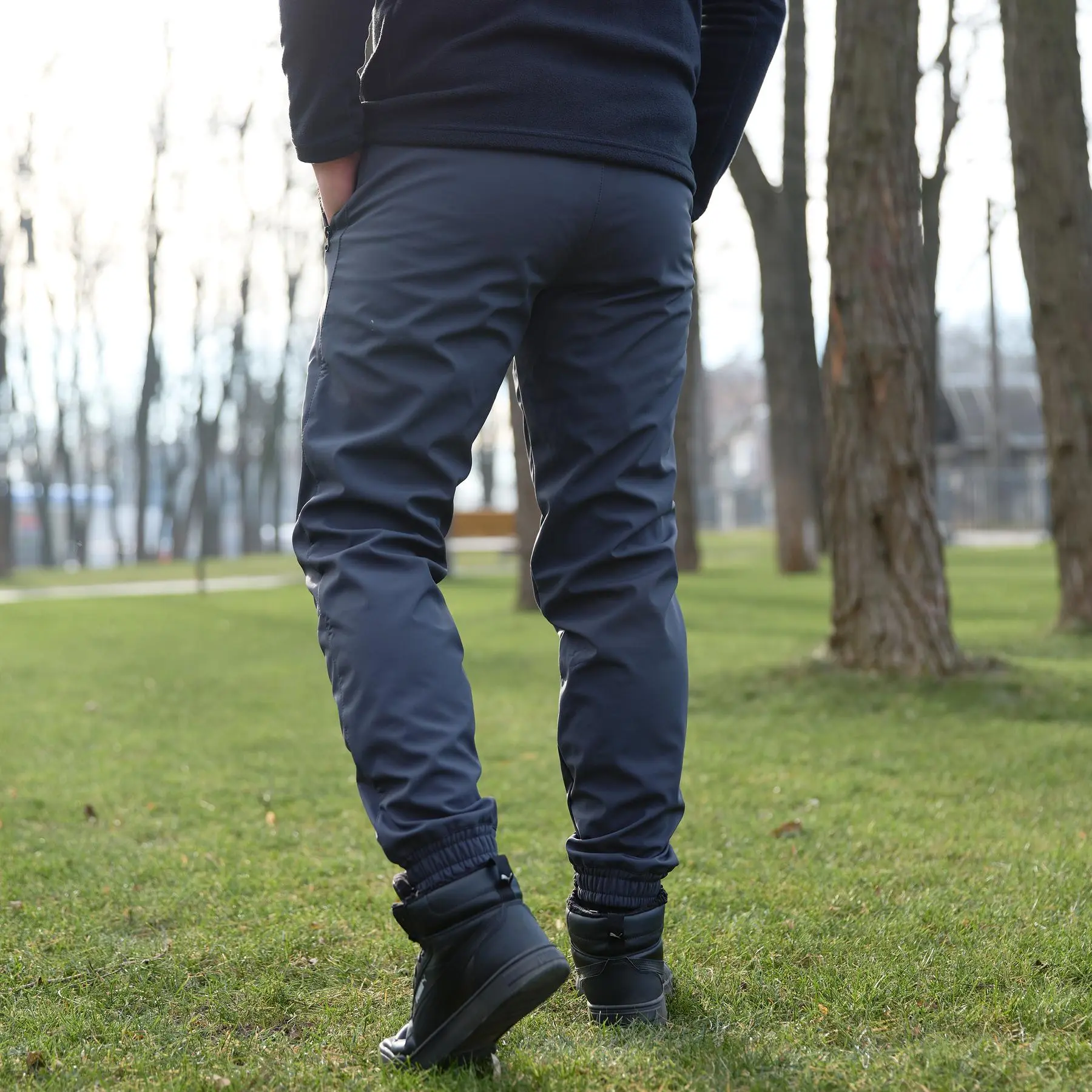 Штани чоловічі soft shell "Basic" Intruder сірі