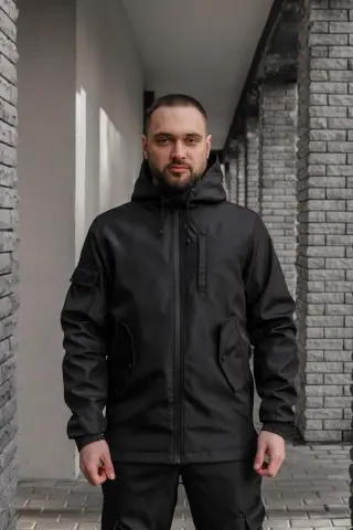 Куртка чоловіча soft shell "Easy" Intruder чорна