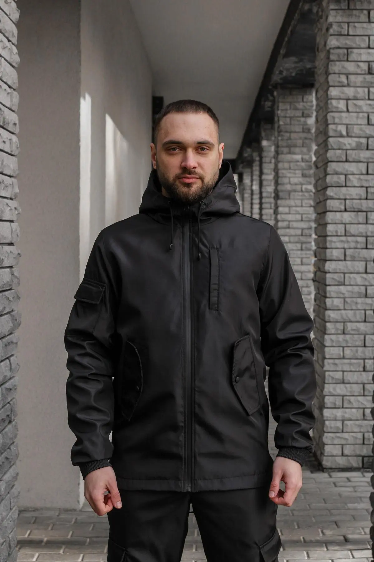 Куртка чоловіча soft shell "Easy" Intruder чорна