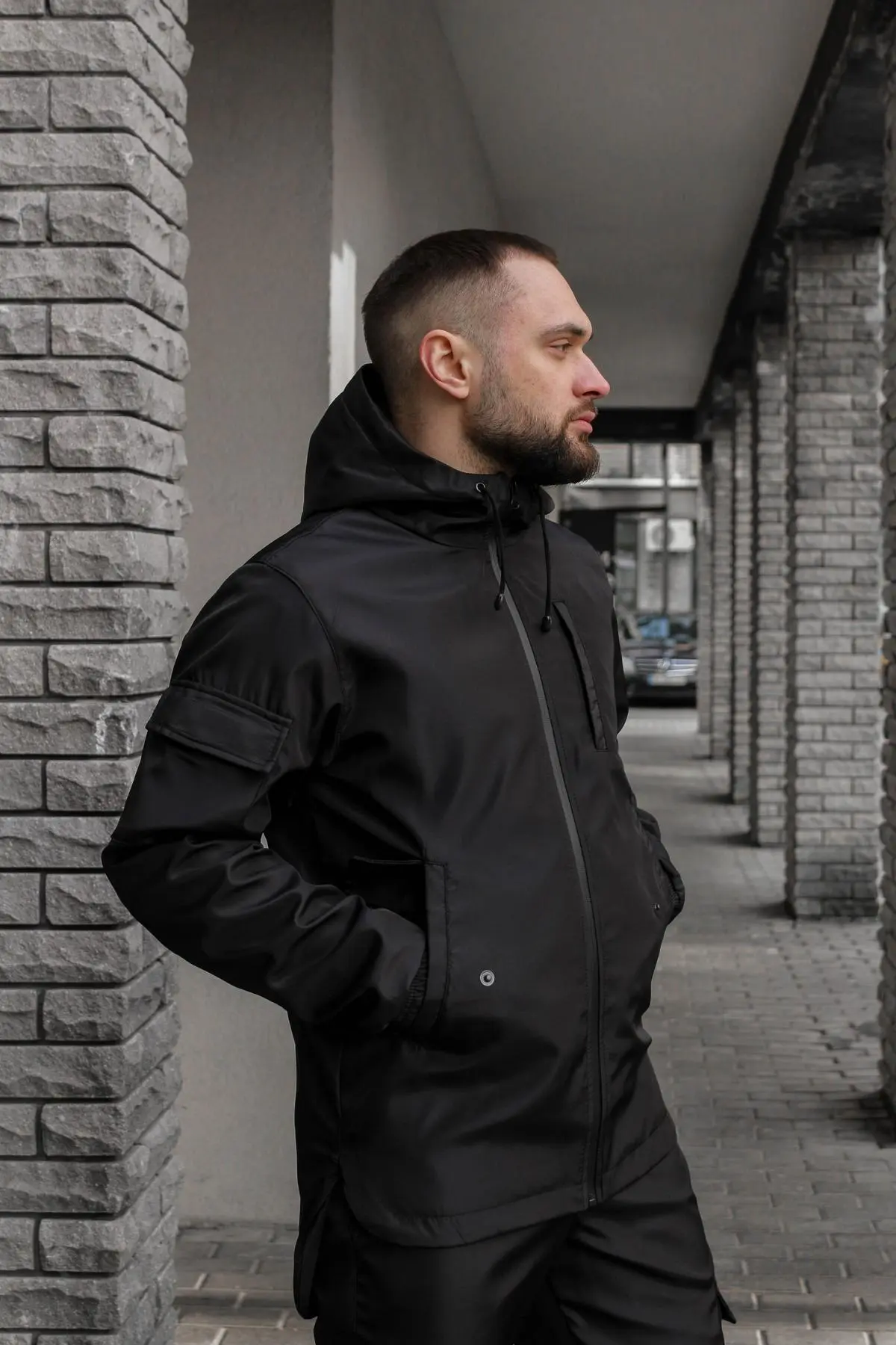 Куртка чоловіча soft shell "Easy" Intruder чорна