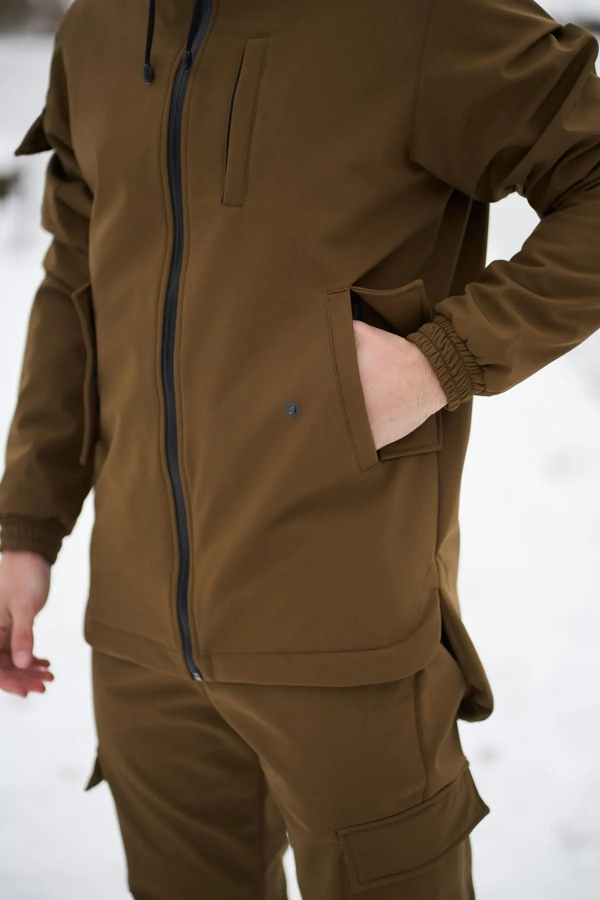 Куртка чоловіча soft shell Intruder койот