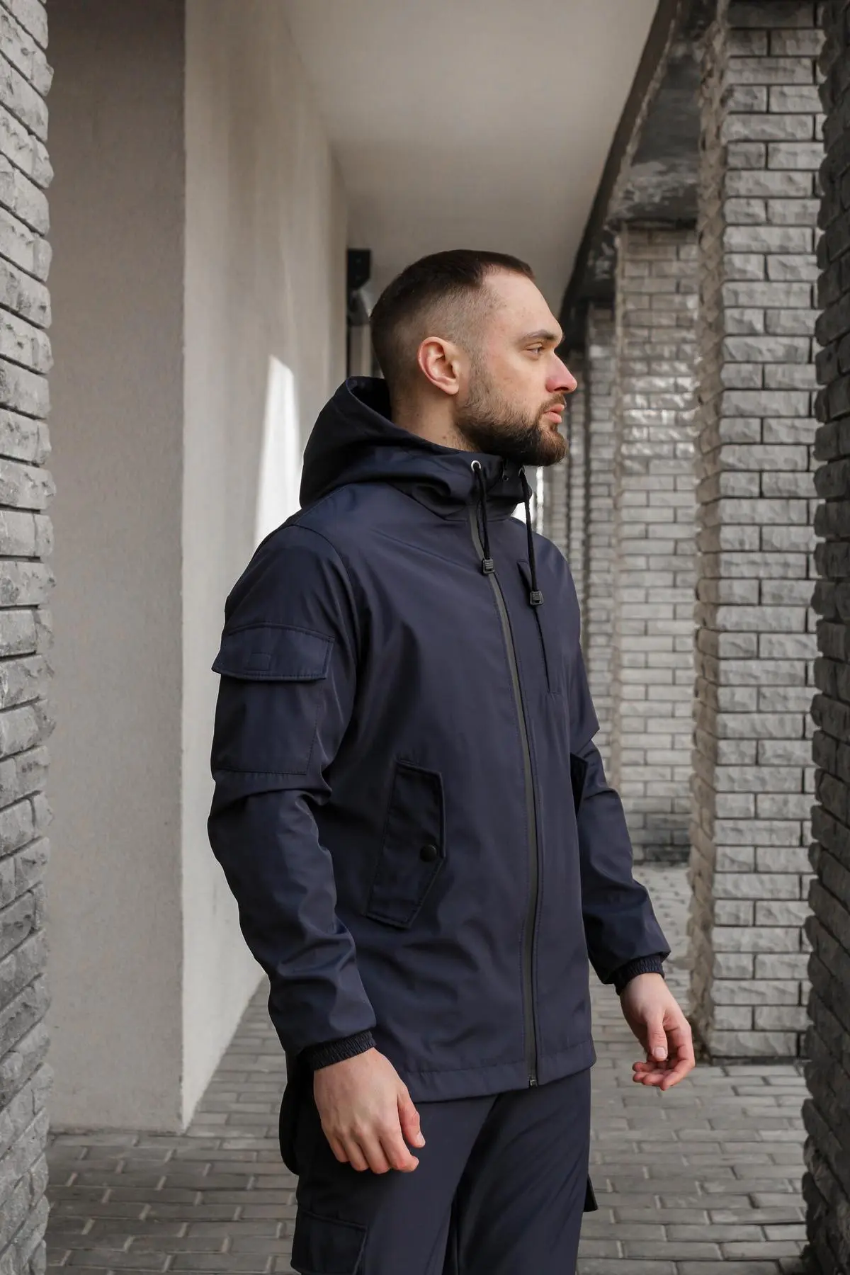 Куртка чоловіча soft shell "Easy" Intruder синя