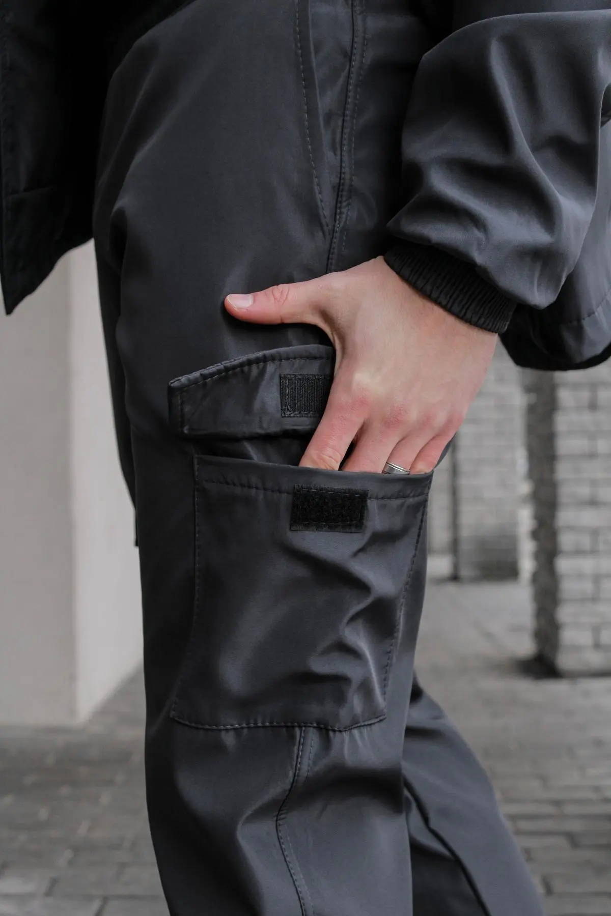 Штани чоловічі soft shell "Easy" Intruder сірі