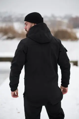 Куртка чоловіча soft shell Intruder чорна