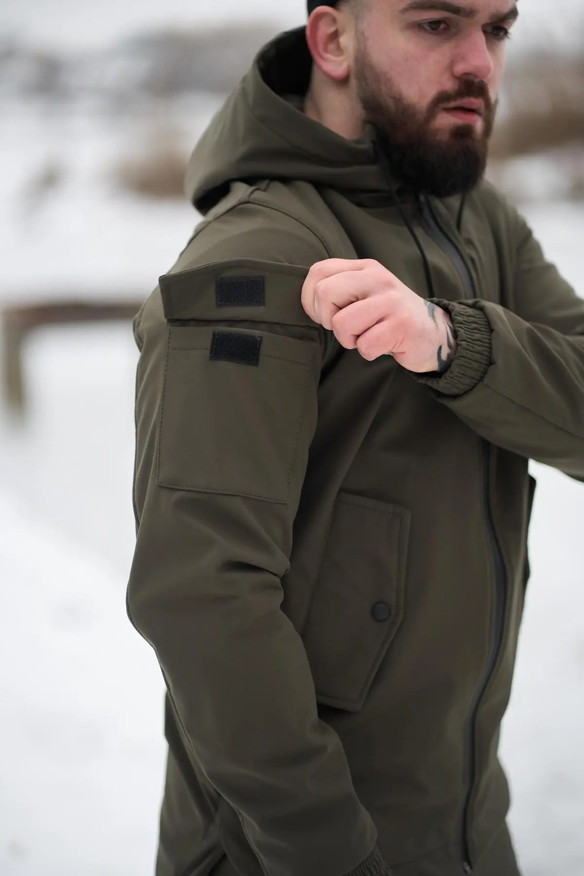 Куртка чоловіча soft shell Intruder хакі