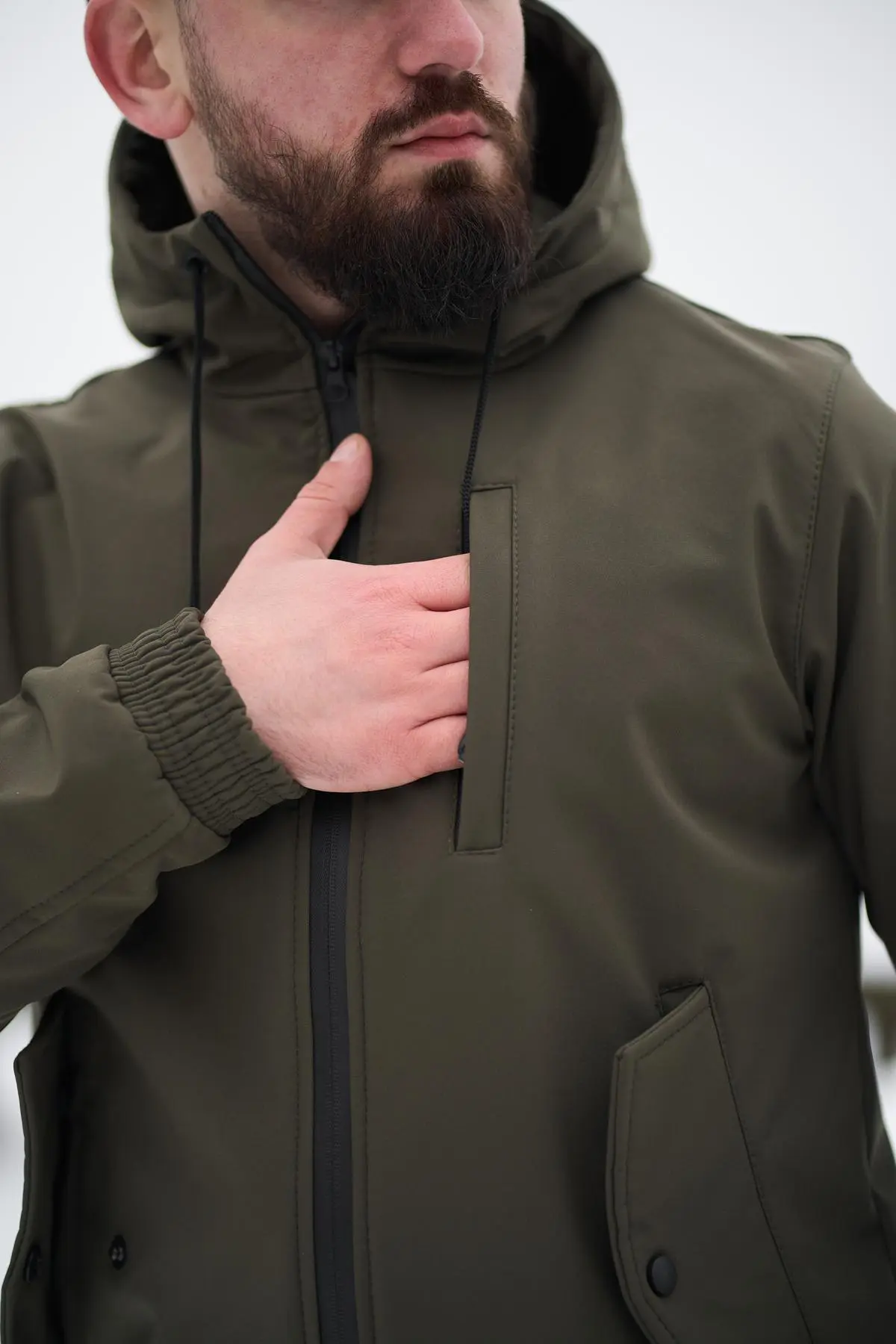 Куртка чоловіча soft shell Intruder хакі