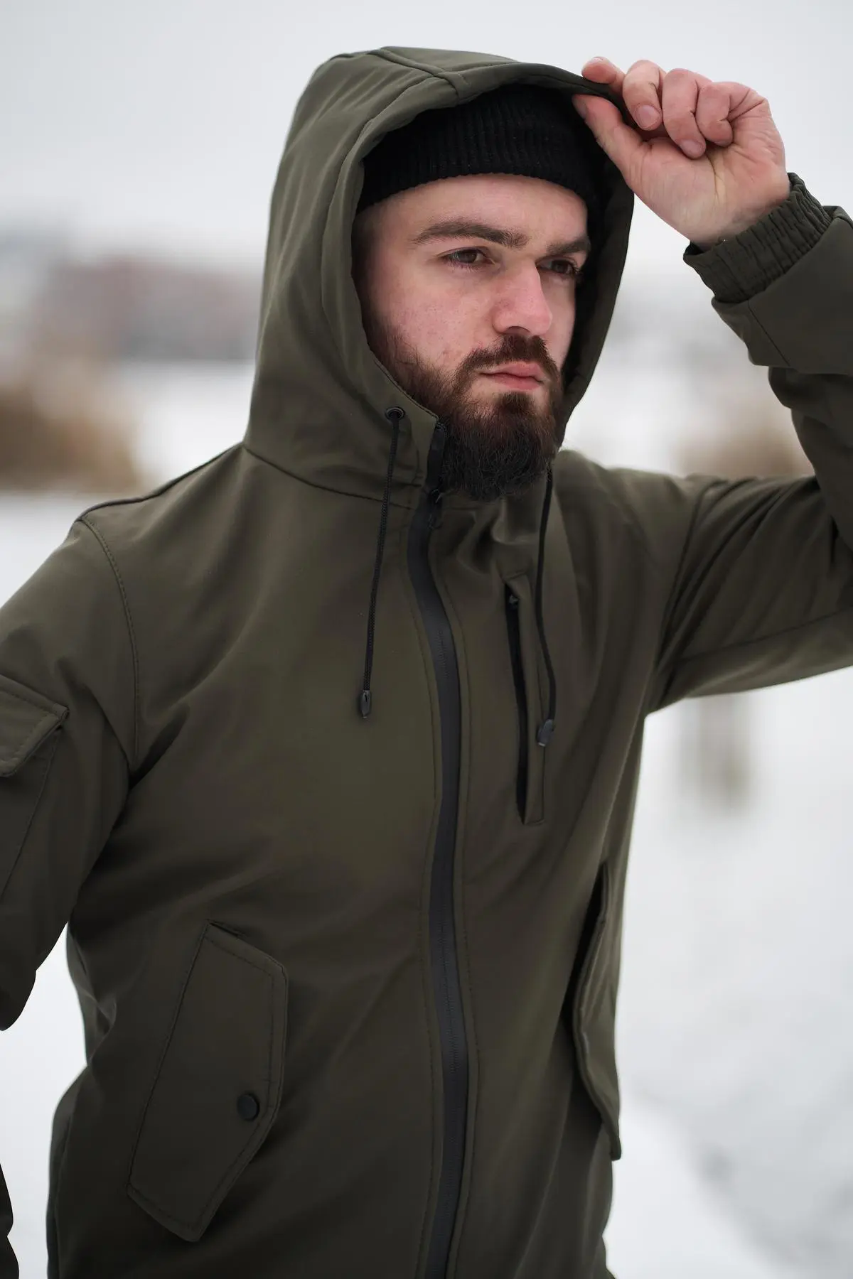 Куртка чоловіча soft shell Intruder хакі