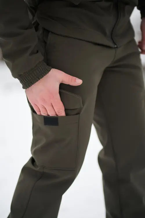 Штани чоловічі soft shell Intruder хакі