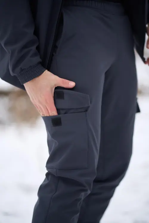 Штани чоловічі soft shell Intruder сірі