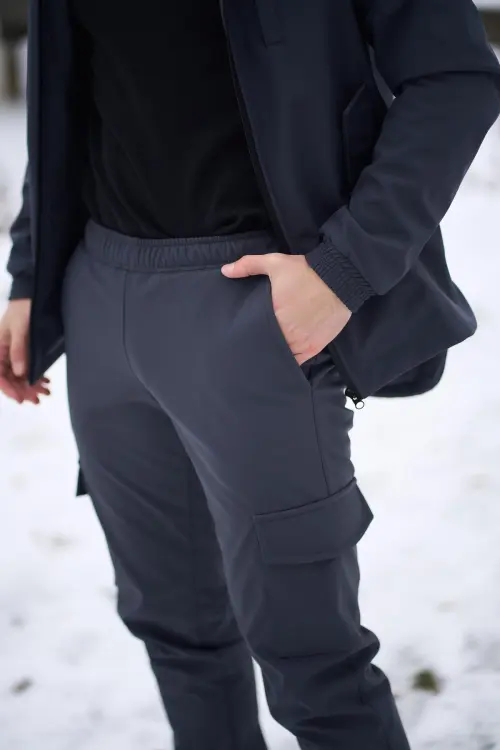 Штани чоловічі soft shell Intruder сірі