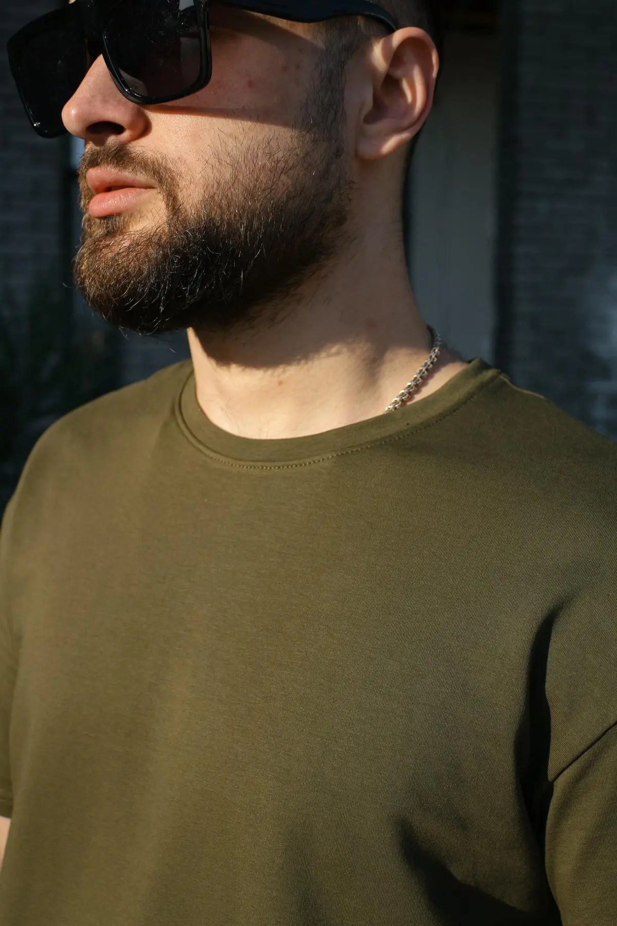 Футболка чоловіча базова "Player" Intruder хакі