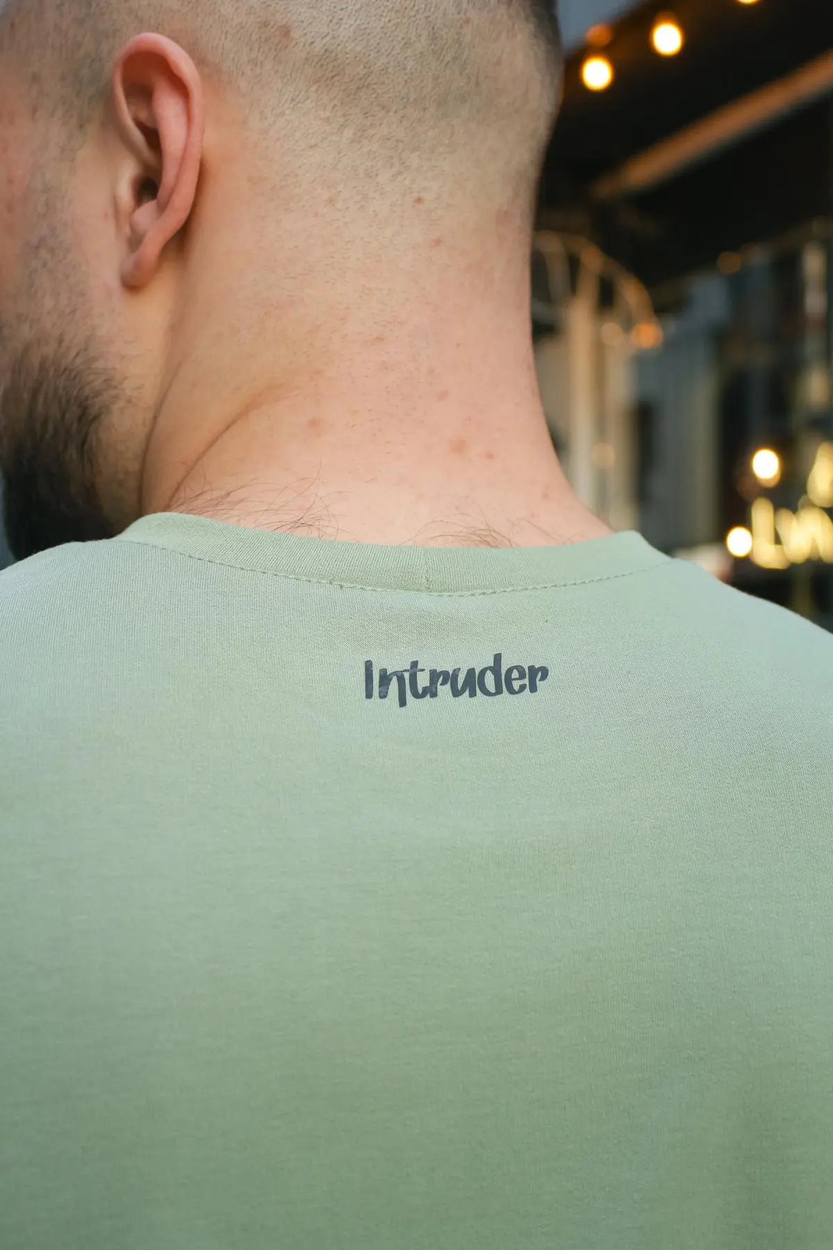 Футболка чоловіча "FreeDom" Intruder оливково-чорна
