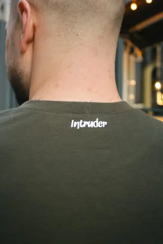 Футболка чоловіча "FreeDom" Intruder хакі-чорна