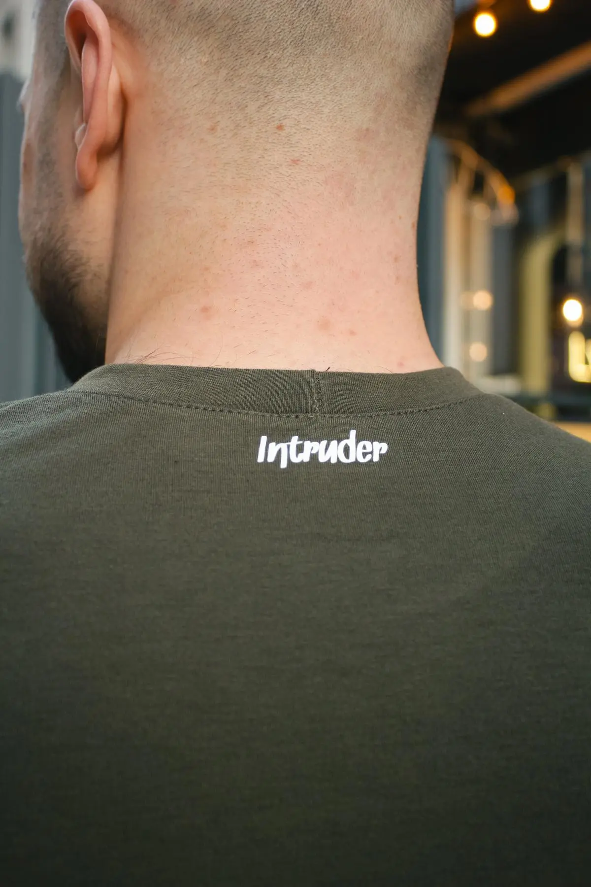 Футболка чоловіча "FreeDom" Intruder хакі-чорна