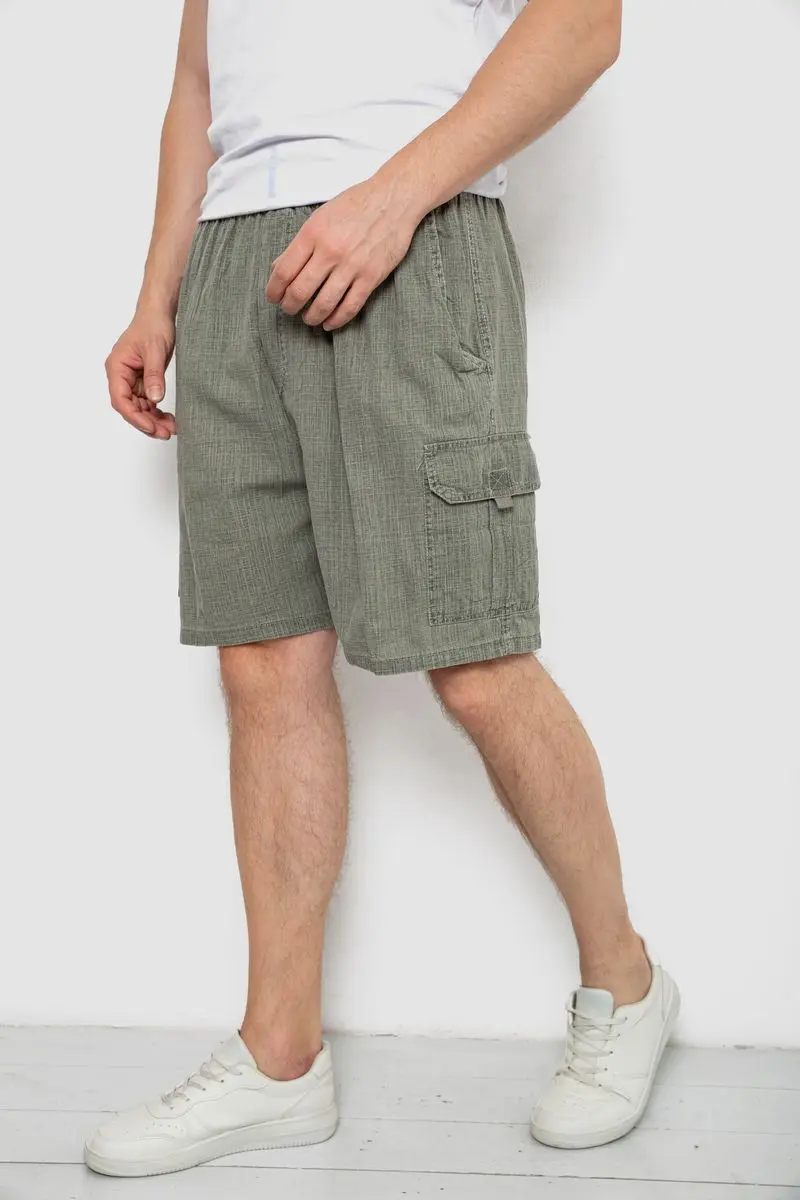 Шорти чоловічі, колір оливковий, 244RB8