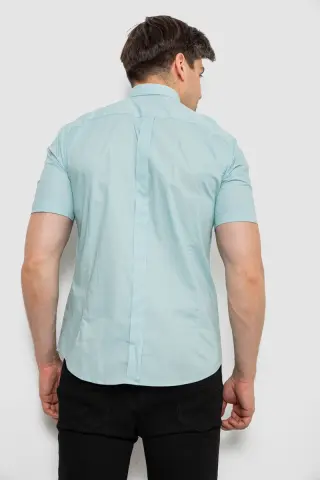 Сорочка чоловіча однотонна, колір оливковий, 214R6917-1