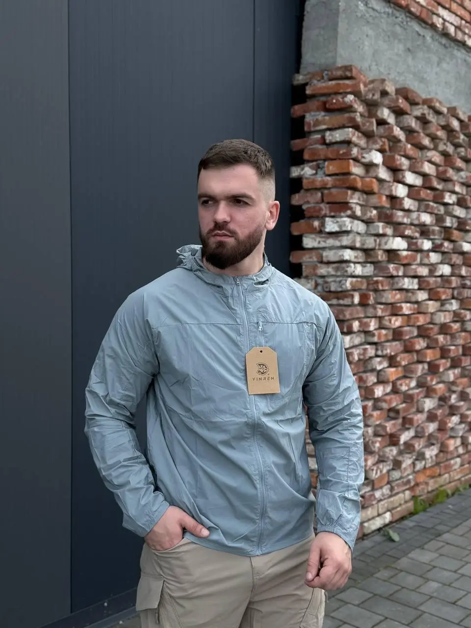Полегшена Куртка Yinren Gray