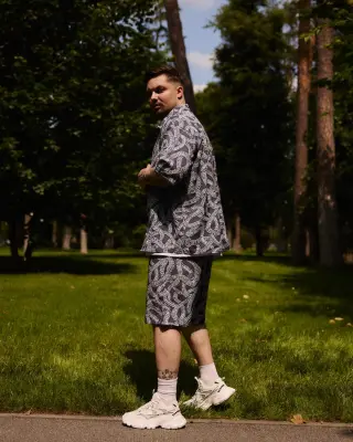 Шорти сорочка (змія принт)