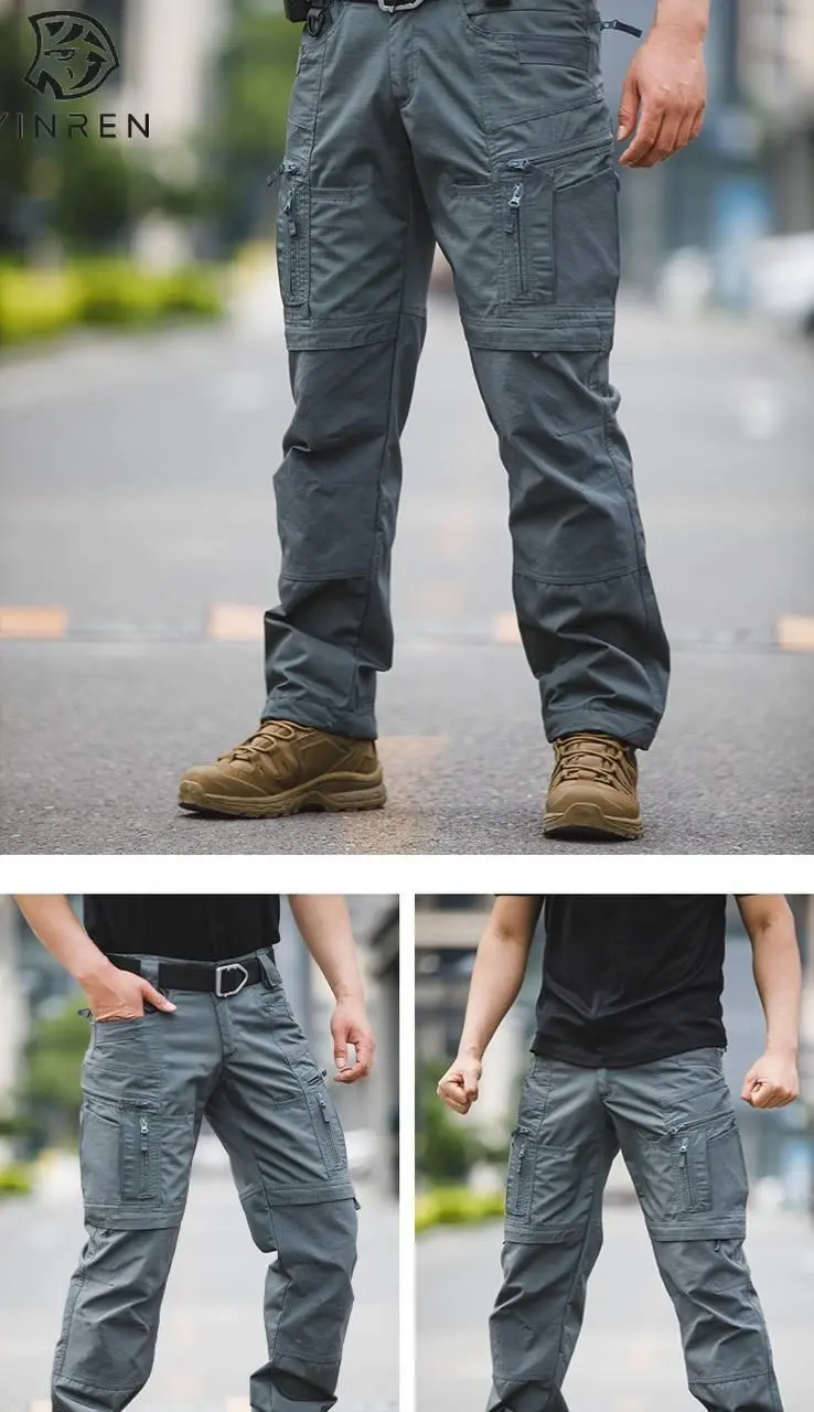 Штани тактичні YINREN 4.0 Grey Карго