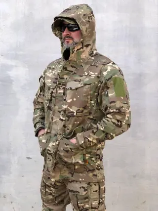 Парка тактическая мультикам весенняя рипстоп