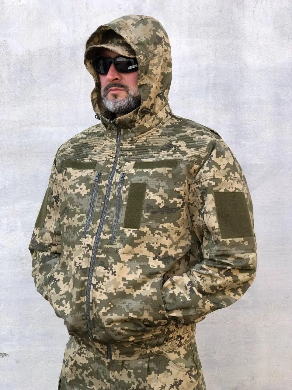 Pixel Ripstop Bomber Jacket "Caiman"