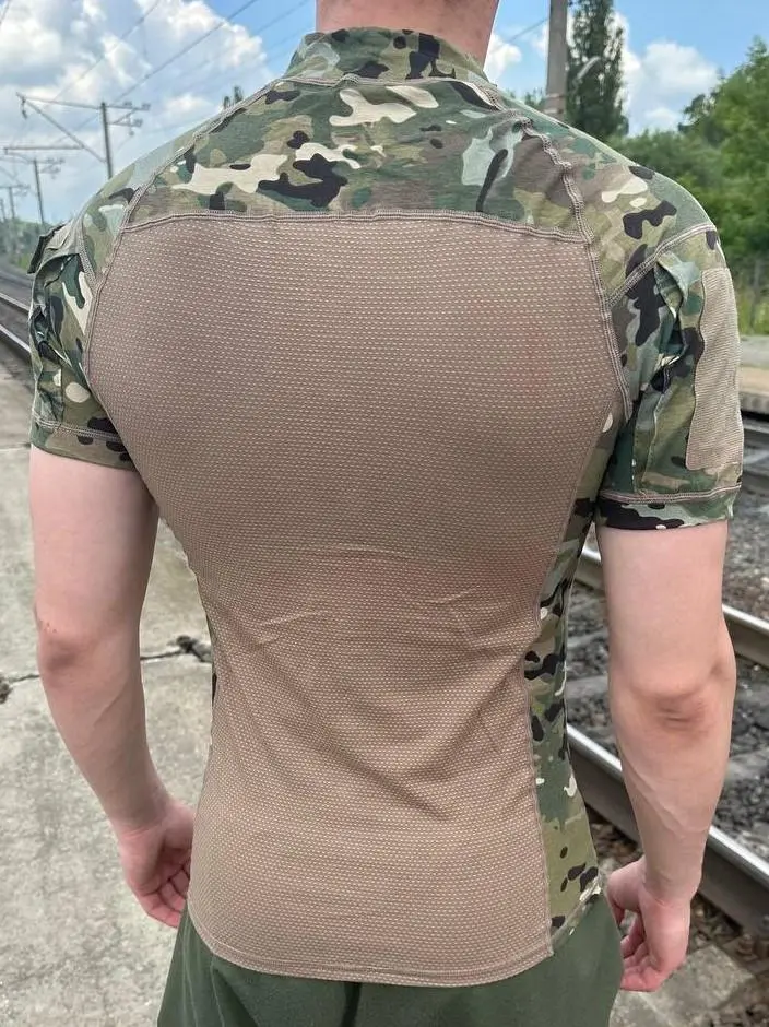 Убакс тактичний бойова сорочка з коротким рукавом ESDY Tactical Frog T-Shirt Multicam