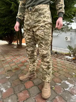 Штани зимові піксель на синтепоні -25