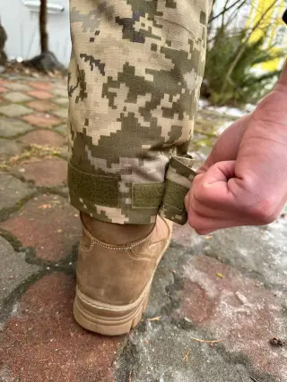 Штани зимові піксель на синтепоні -25