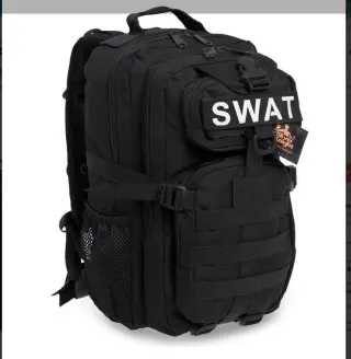 Рюкзак тактичний штурмовий SWAT-3P 20л Чорний