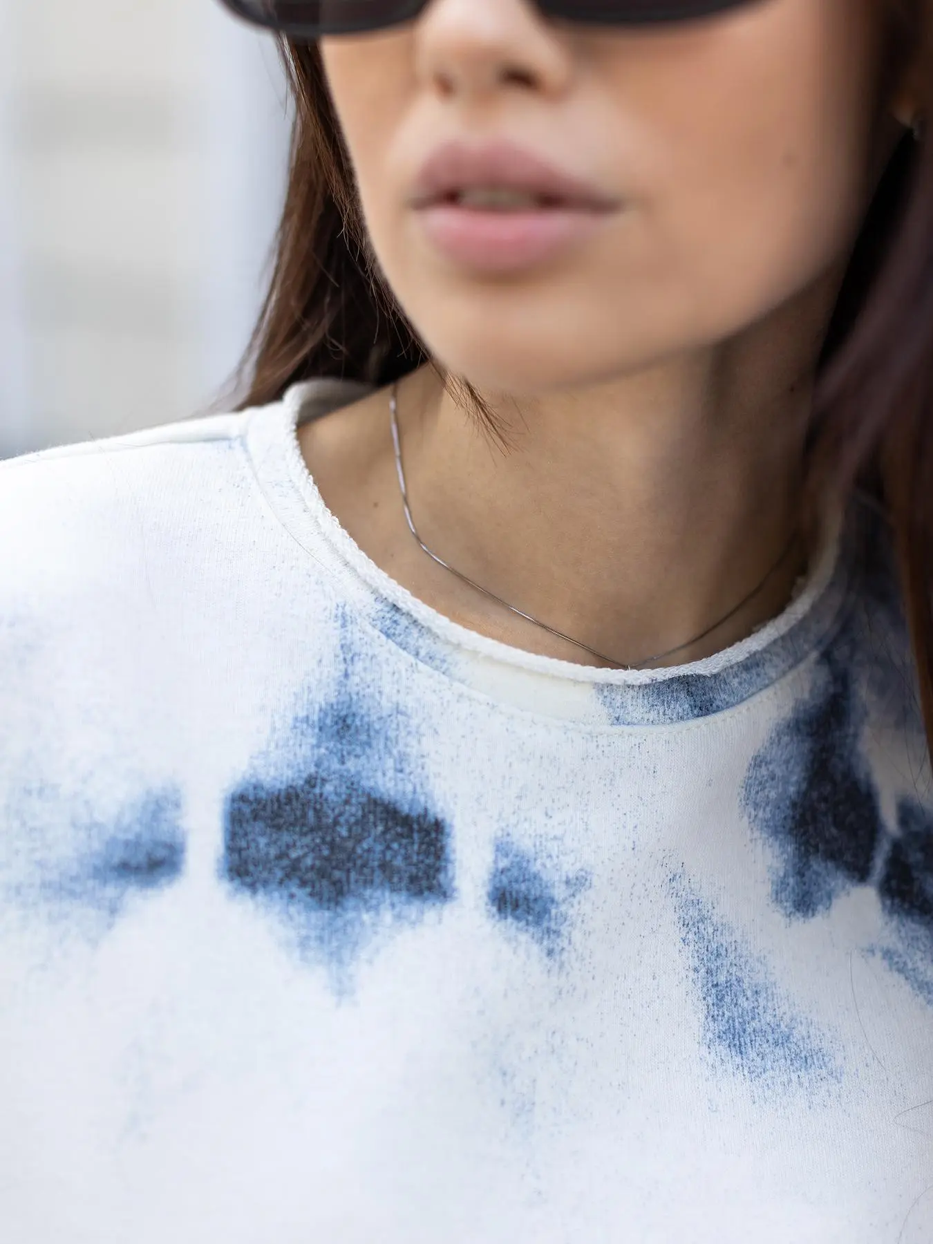 Комплект жіночий "Tie-dye" футболка + шорти сірий