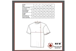 Футболка MFH Tactical - OD Green