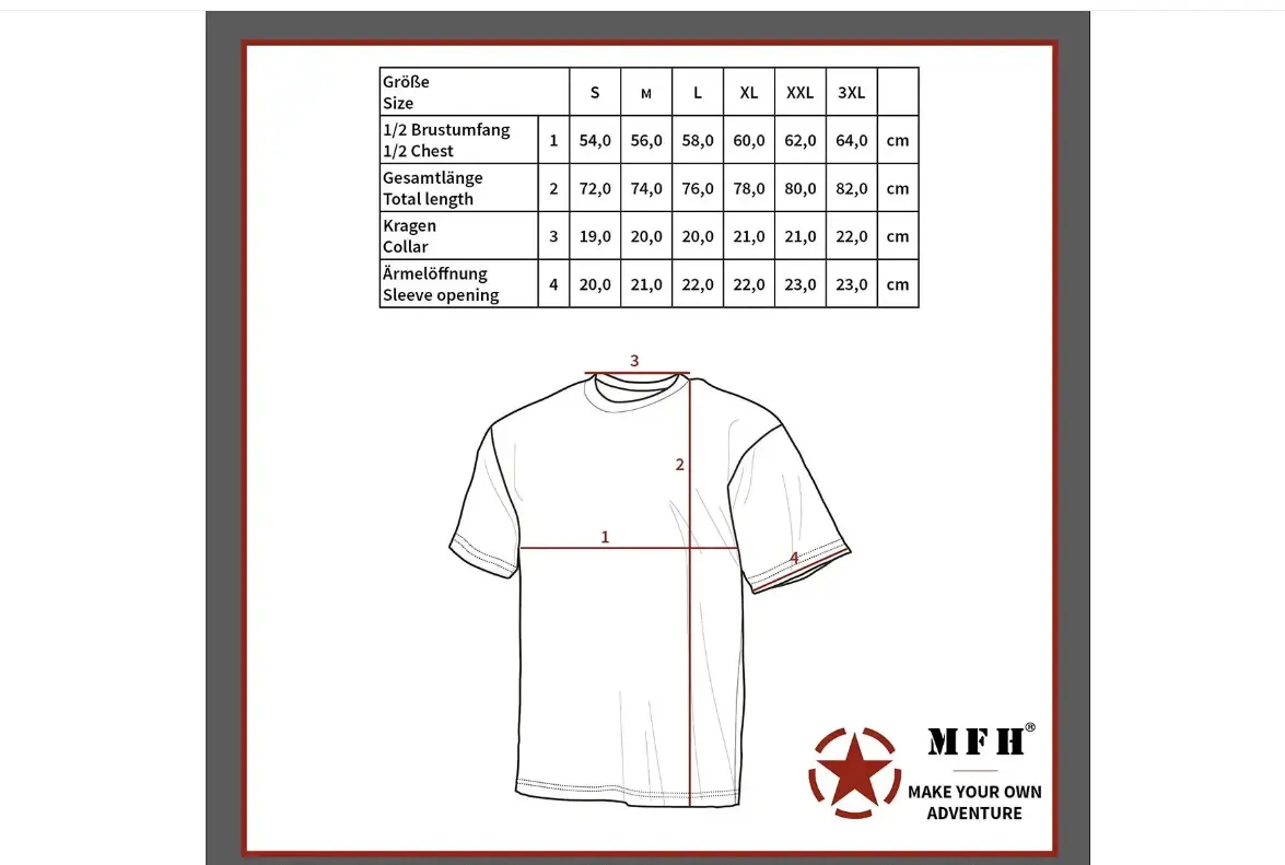 Футболка MFH Tactical - OD Green