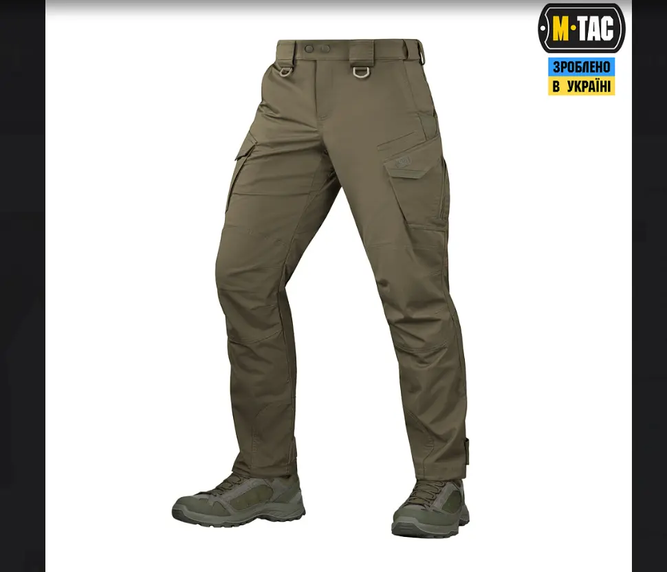 Штани M-Tac Aggressor GEN.II Flex ріп-стоп темна олива