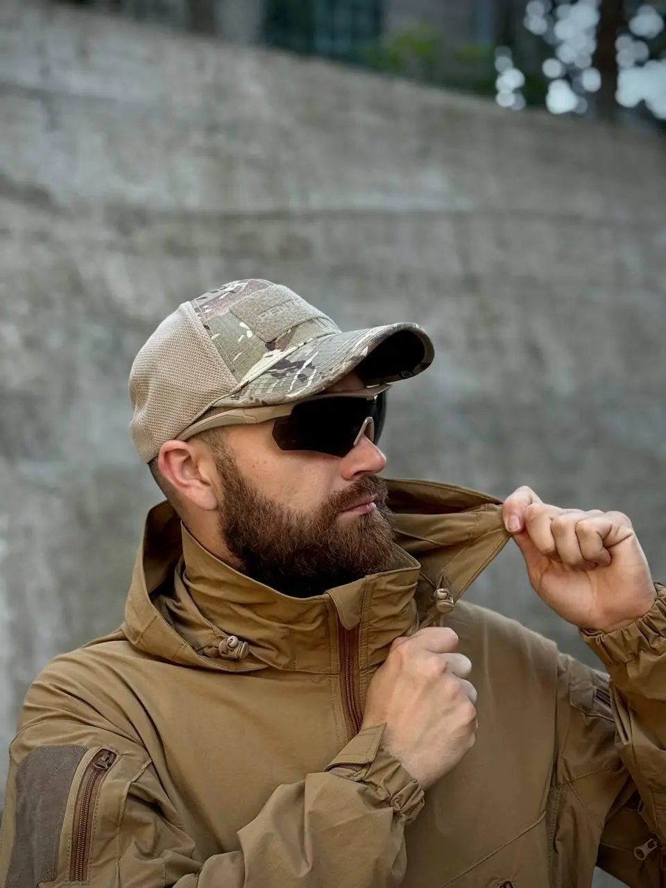 Тактична Військова Куртка PREMIUM з затяжками K.S. PRO coyote