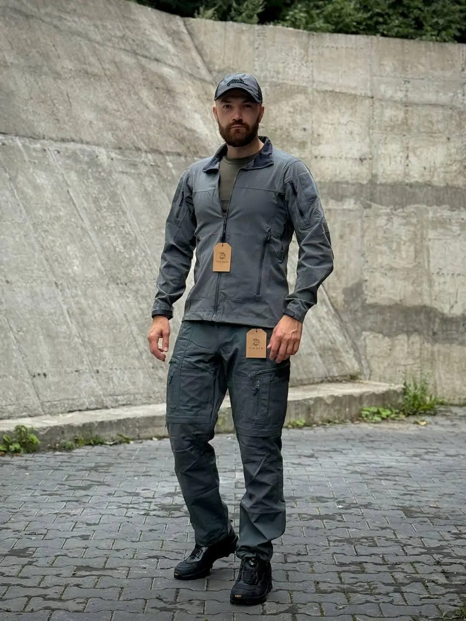 Комплект YINREN 4.0 Grey Таткичні штани + Куртка