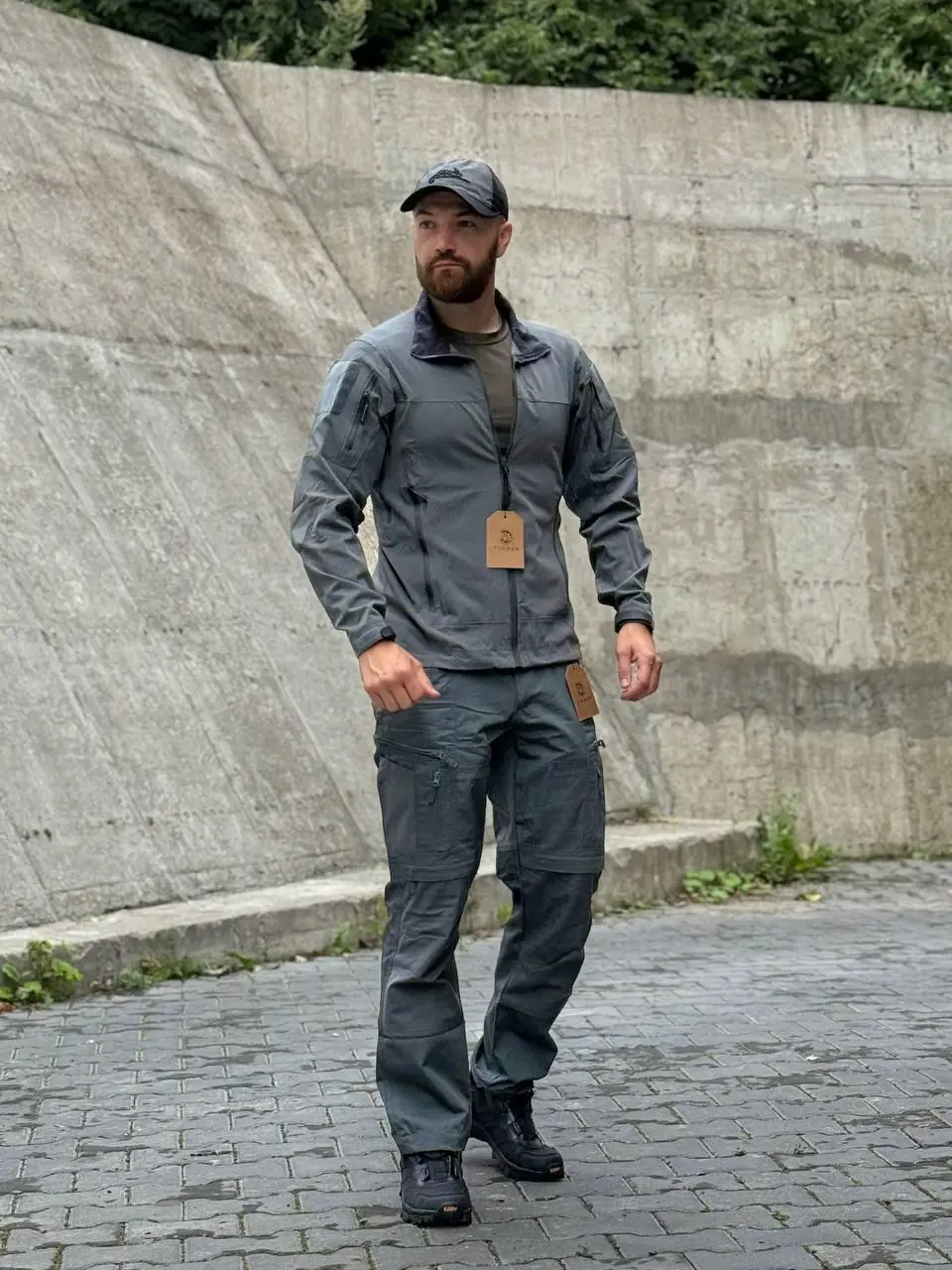 Комплект YINREN 4.0 Grey Таткичні штани + Куртка