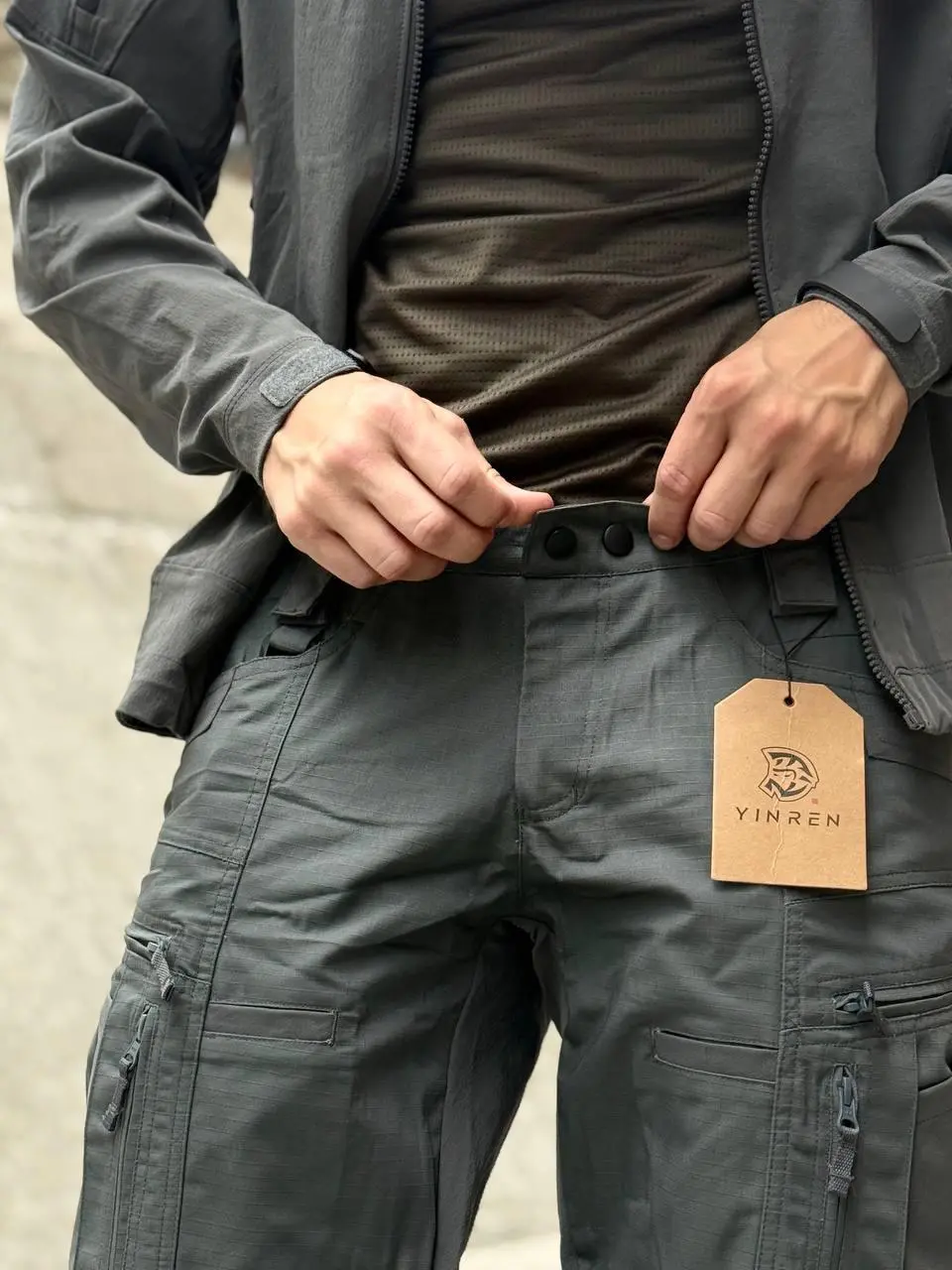 Комплект YINREN 4.0 Grey Таткичні штани + Куртка
