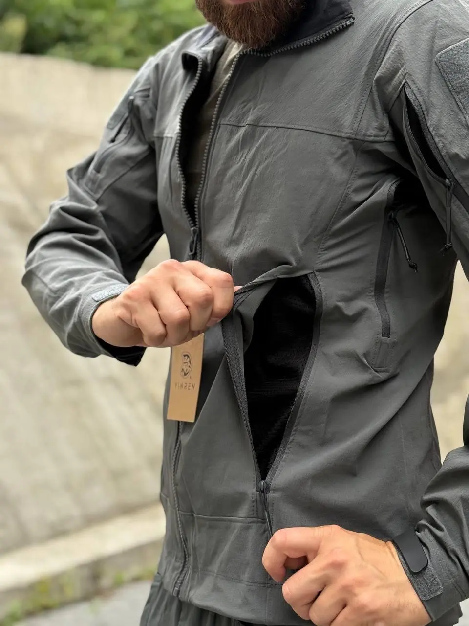 Куртка YINREN 4.0 Grey Сіра
