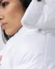 Куртка капюшон білий - Фото 4