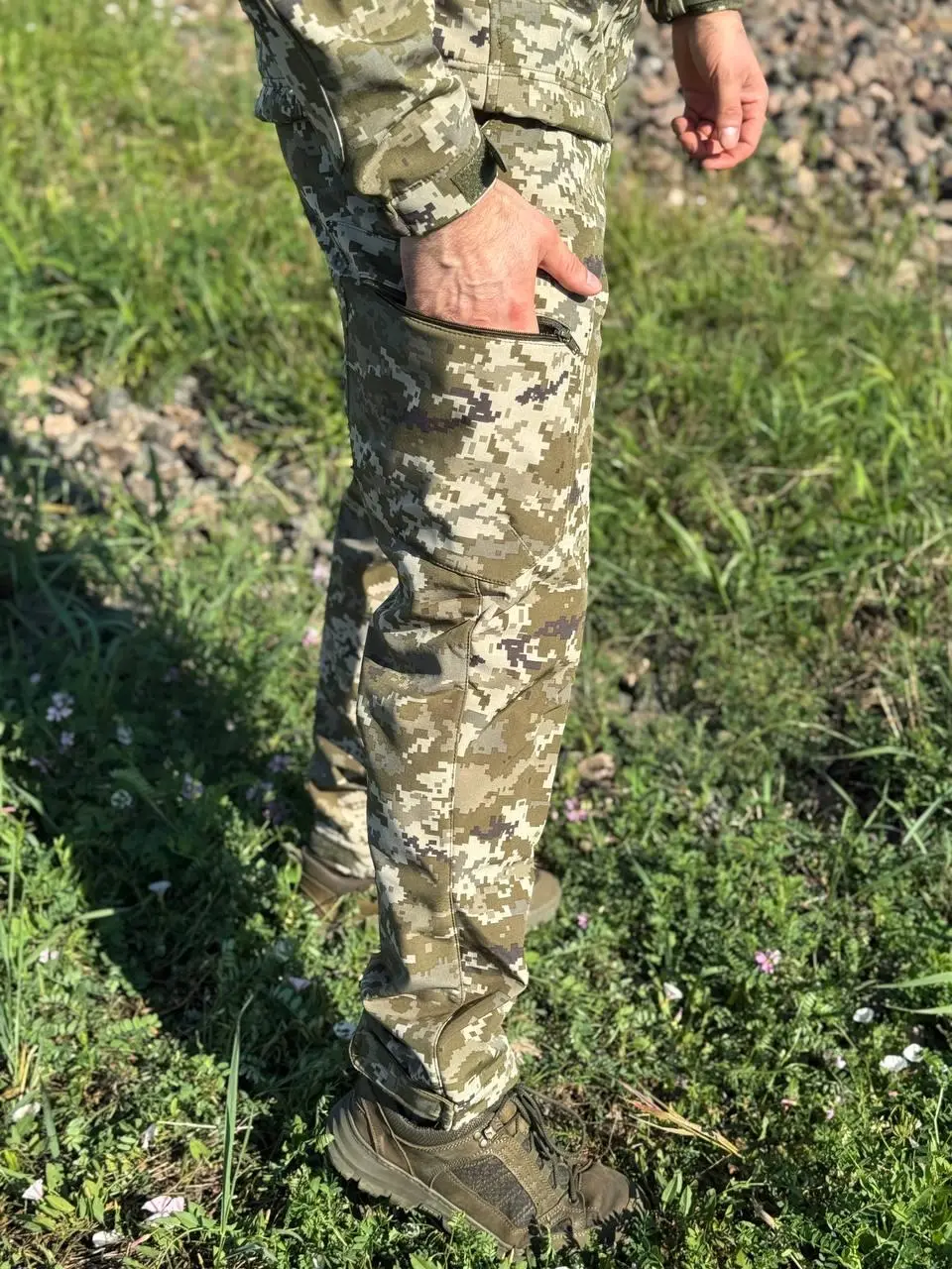 Штани тактичні Soft Shell Піксель