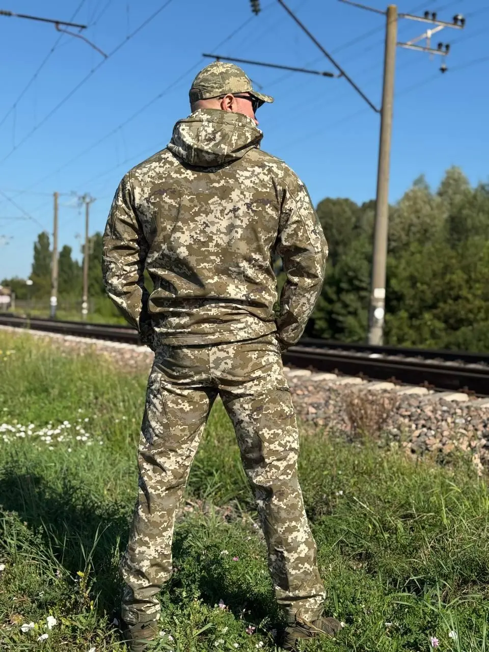 Штани тактичні Soft Shell Піксель
