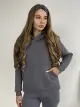Теплий спортивний костюм на флисі з укороченим худі сірий Merlini Нант - Photo 5
