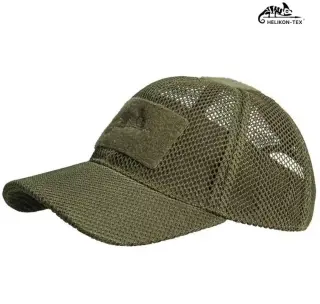 Бейсболка тактична Helikon-Tex Baseball Mesh олива