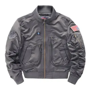 Бомбер льотний Сірий AIR Forces Gray