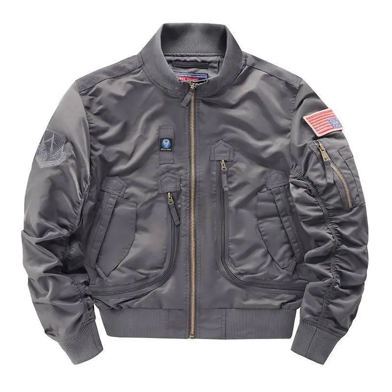 Бомбер льотний Сірий AIR Forces Gray