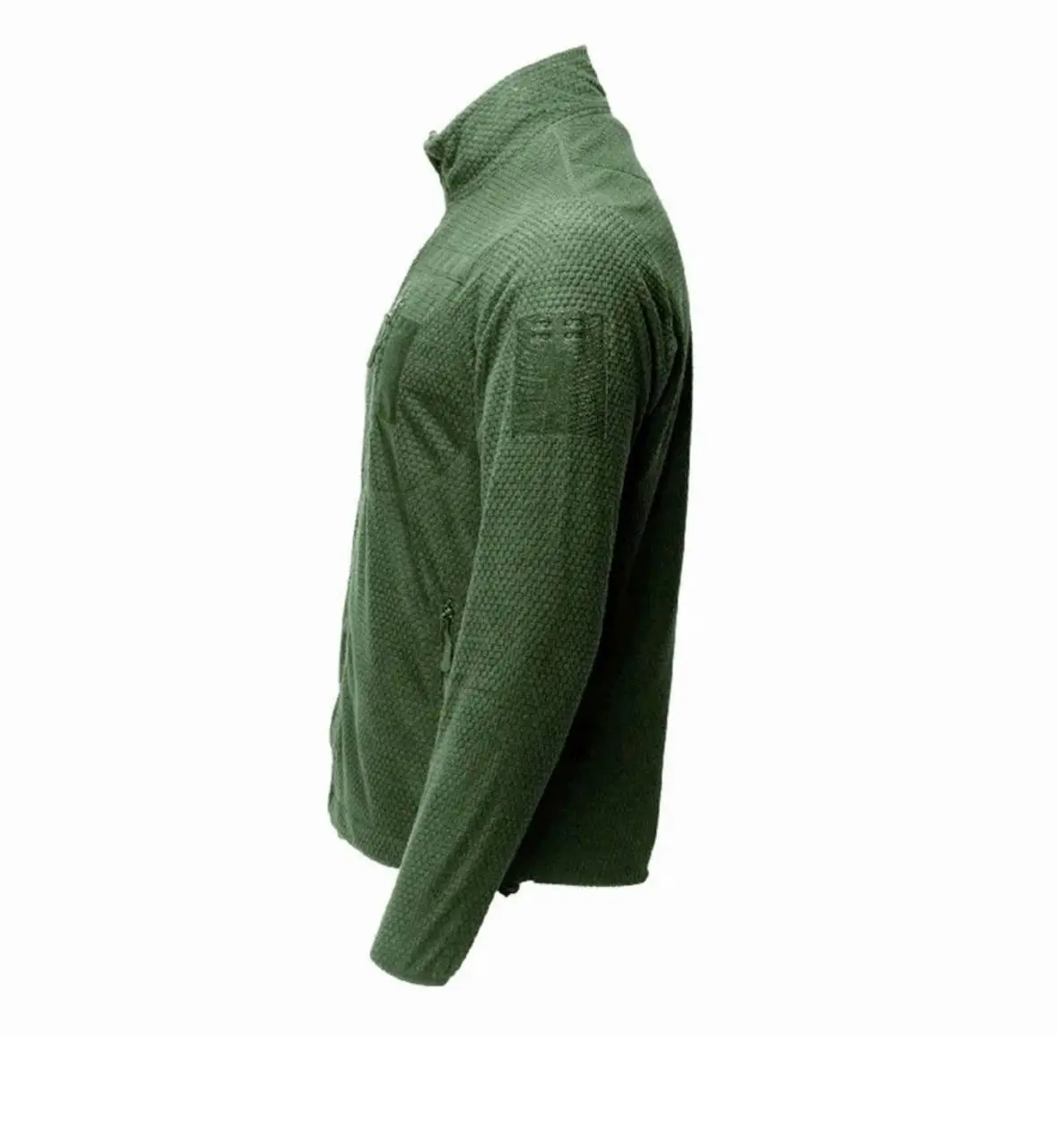 Кофта флісова олива Кубик ALPHA -Olive