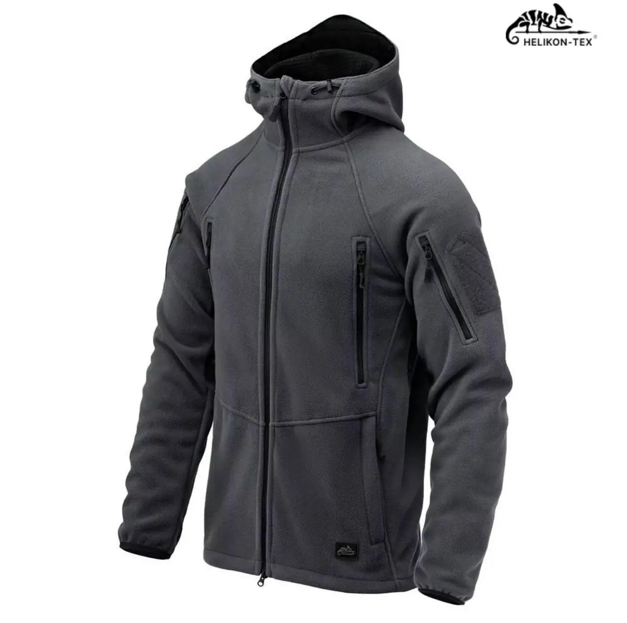 Флісова кофта Helikon Patriot Mk2 Hybrid Fleece - Shadow Grey/Black