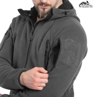 Флісова кофта Helikon Patriot Mk2 Hybrid Fleece - Shadow Grey/Black
