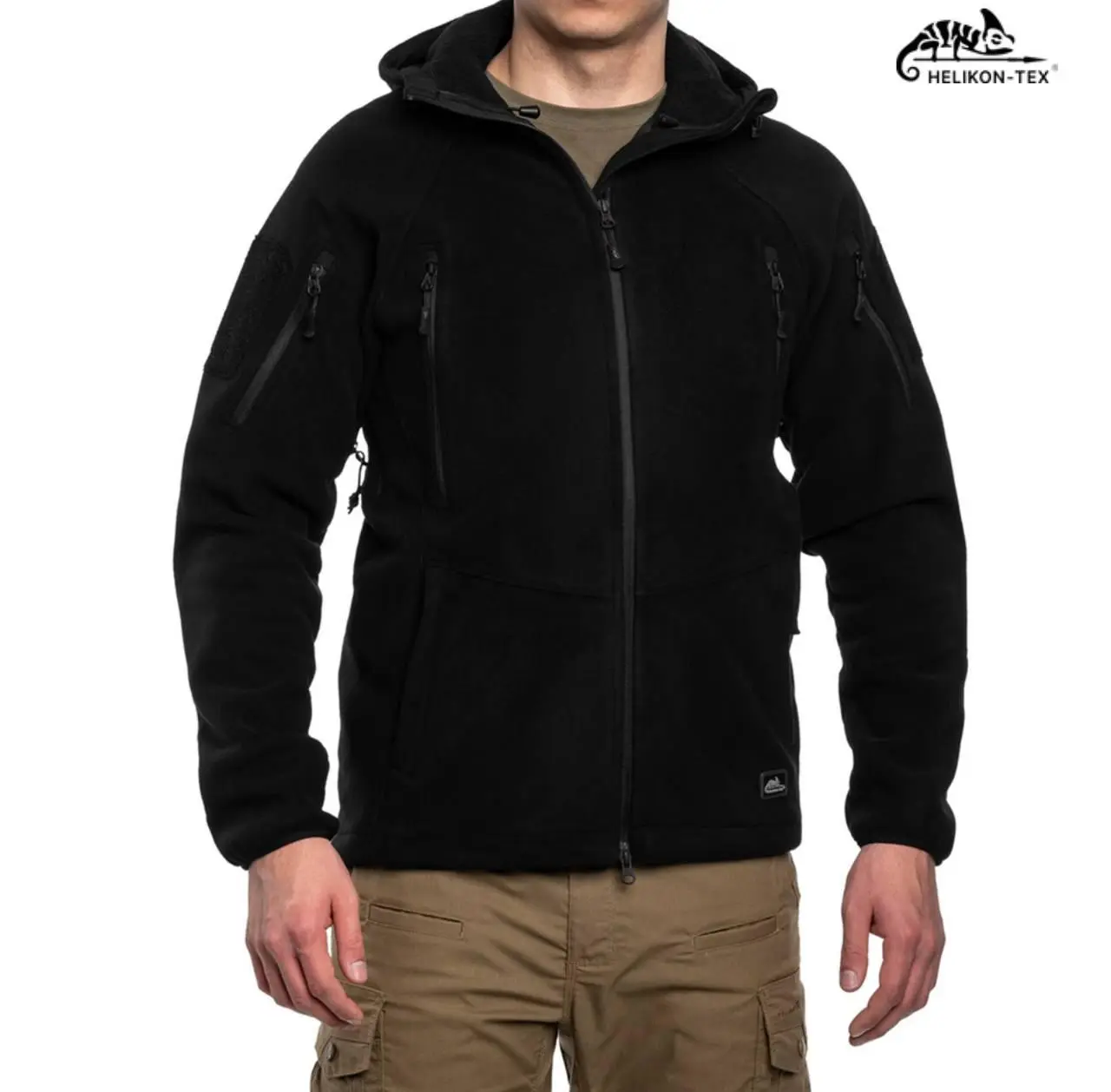 Флісова кофта Helikon Patriot Mk2 Hybrid Fleece - Black