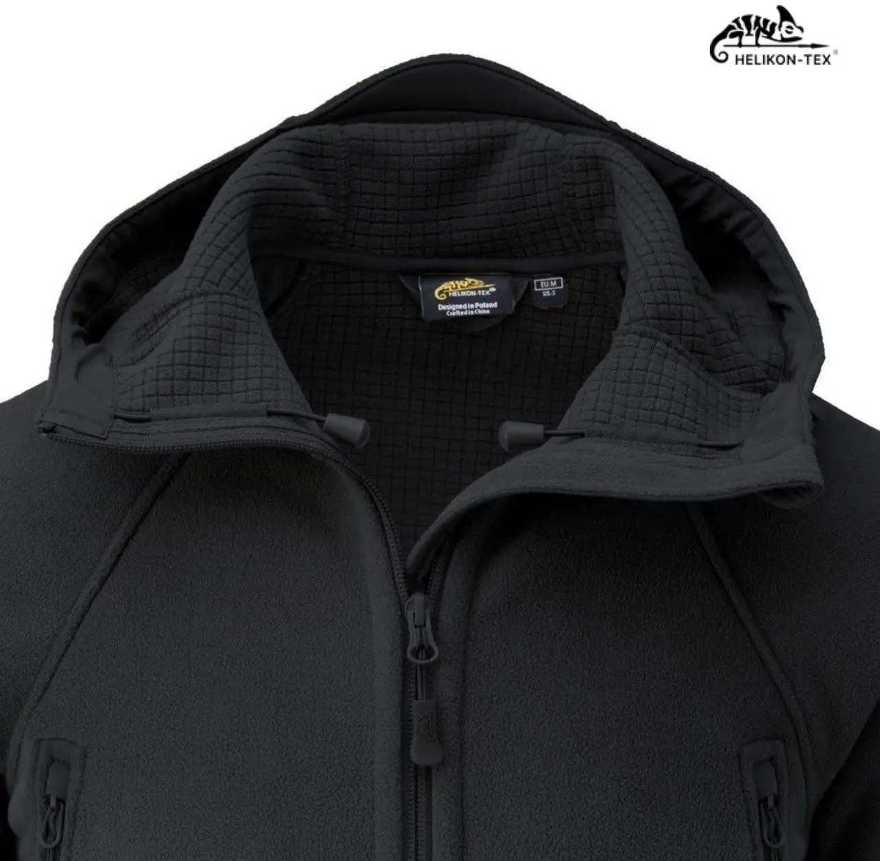 Флісова кофта Helikon Patriot Mk2 Hybrid Fleece - Black